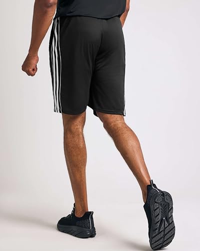 REALESSENTIALS Real Essentials 5 Pack: Men’s 9" Mesh Shorts – Athletic Gym, Workout, Basketball, Running, Casual Lounge Activewear Pockets, Set 8,XL - Image 4