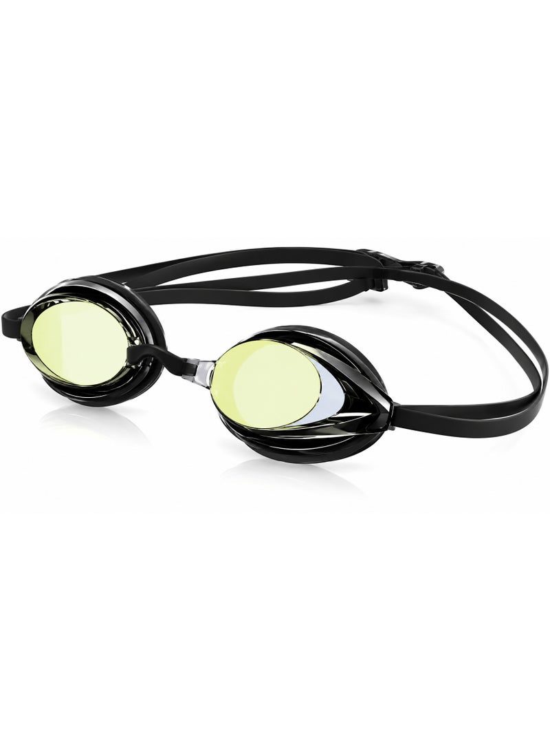 SportQ Professional Swim Goggles for Men and Women – Anti-Fog Lens + UV Protection – Waterproof Ergonomic Design with Changeable Nose and Adjustable Strap for High Swimming Performance - Image 1