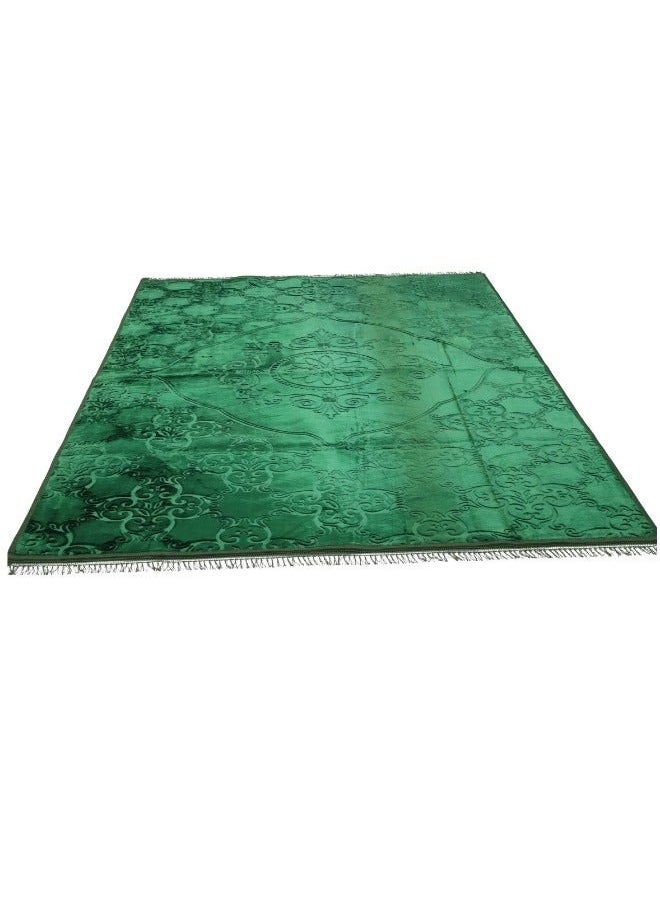 Generic - Ceramic carpet, excellent velvet rug, padded and soft to the touch, with beautiful 3D patterns, made of high-quality materials, seating mattress, size 2X3 meters - Image 1