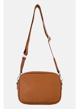 XOXO Women Brand Logo Crossbody Bag, Brown  - Image 2