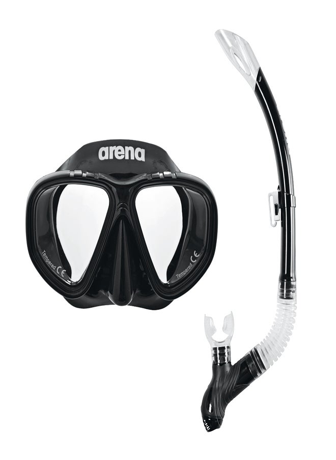 arena Premium Snorkeling Set Junior Black 