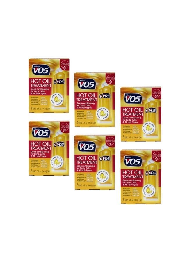 VO5 علاج زيت ساخن من Vo5 2 عدد 0.5 أونصة (14 مل) (6 عبوات) - Image 1