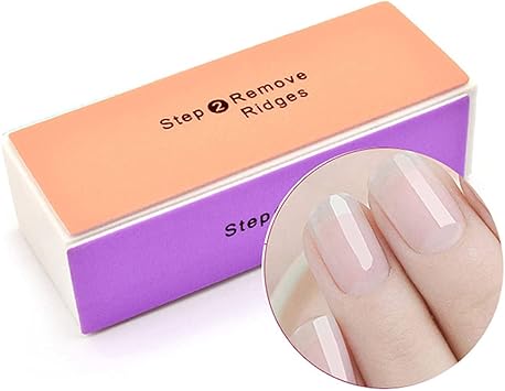 Ericotry 4PCS 4 Way Nail Buffing Block Nail Files Grit Nail File Buffer Sponge Emery Board Nail Art Care Buffing Mini Manicure Sanding Blocks Polishing ToolColor Random - Image 5