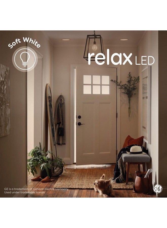 جي إي لمبات إضاءة LED GE Relax بقدرة 60 وات، أضواء شموع بيضاء ناعمة، لمبات إضاءة زخرفية، غير لامعة، قاعدة صغيرة (عبوة من 8 قطع) - Image 3