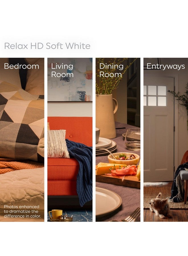 جي إي لمبات إضاءة LED GE Relax بقدرة 60 وات، أضواء شموع بيضاء ناعمة، لمبات إضاءة زخرفية، غير لامعة، قاعدة صغيرة (عبوة من 8 قطع) - Image 4