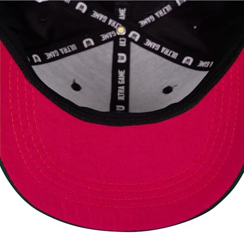 Ultra Game Youth NBA Official Ultimate Snap Back Baseball Cap Hat, Chicago Bulls, Black, One Size - Image 2