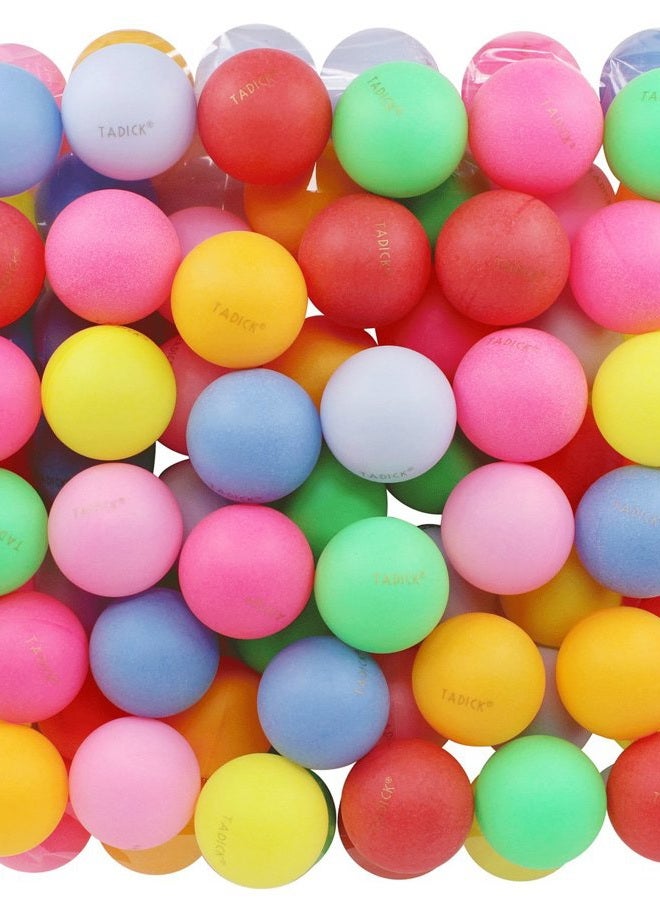 TADICK 50 Pack Beer Ping Pong Balls Assorted Color Washable Plastic Table Tennis Ball - Image 1