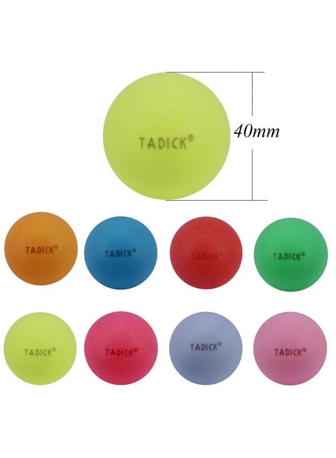 TADICK 50 Pack Beer Ping Pong Balls Assorted Color Washable Plastic Table Tennis Ball - Image 2