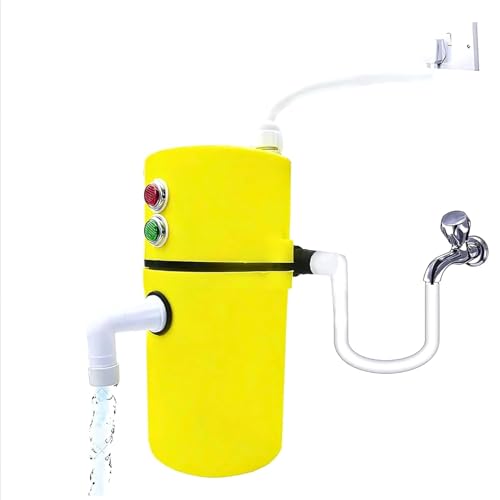 DRUMSTONE (𝐄𝐱𝐥𝐮𝐬𝐢𝐯𝐞 𝟐𝟎 𝐘𝐞𝐚𝐫𝐬 𝐰𝐚𝐫𝐫𝐚𝐧𝐭𝐲) Portable Instant Electric Water Heater – Durable ABS Body, Auto Shut-Off, Copper Coil for Quick Heating in Bathrooms & Kitchens - Image 1