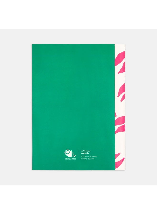 PK Design Contrasting Set Weekly Planner: Green - Image 2