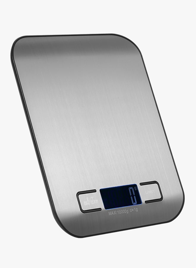 إيفريتش ميزان مطبخ صغير إلكتروني عالي الدقة لوزن الطعام 10كجم/1جم أسود/فضي - Image 2