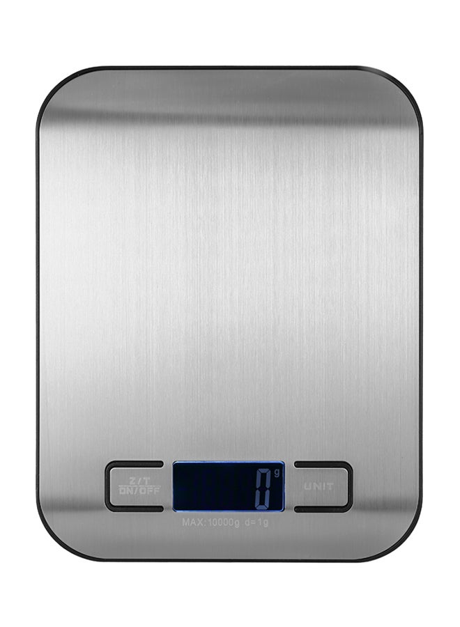 إيفريتش ميزان مطبخ صغير إلكتروني عالي الدقة لوزن الطعام 10كجم/1جم أسود/فضي - Image 1