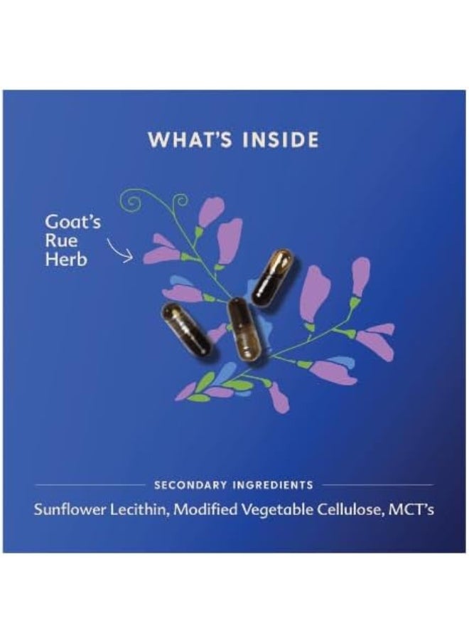 Motherlove - Motherlove - Goat’s Rue, Potent Herbal Breastfeeding Supplement, Supports Mammary Tissue Growth and Breast Milk Supply, Alcohol-Free Vegan Liquid Capsules with Organic Herb, 60 ct. - Image 1