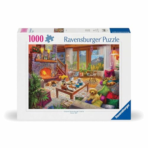 Ravensburger Cozy Cabin 1000 Piece Jigsaw Puzzle for Adults - 12000293 - Handcrafted Tooling, Made in Germany, Every Piece Fits Together Perfectly - Image 2