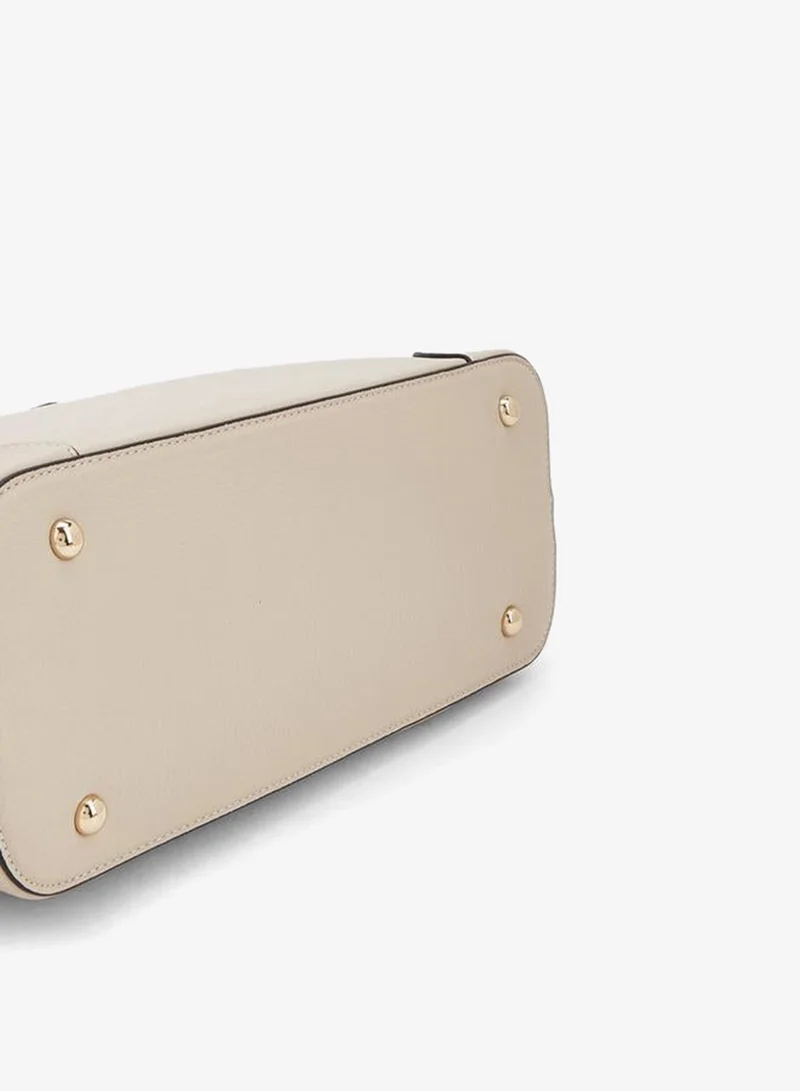 Celeste IVORY Solid Tote Bag With Crossbody Bag And Pouch for Women | Best Price UAE