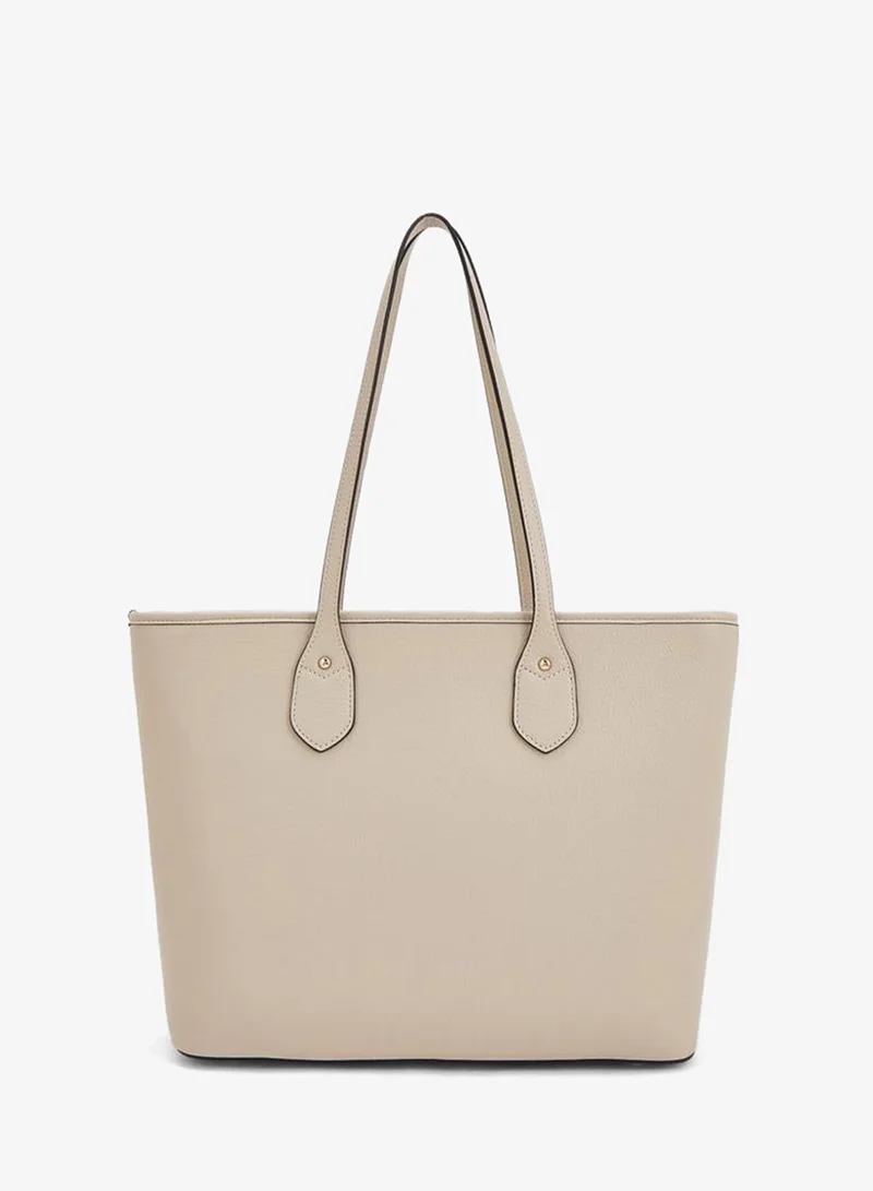 Celeste IVORY Solid Tote Bag With Crossbody Bag And Pouch for Women | Best Price UAE