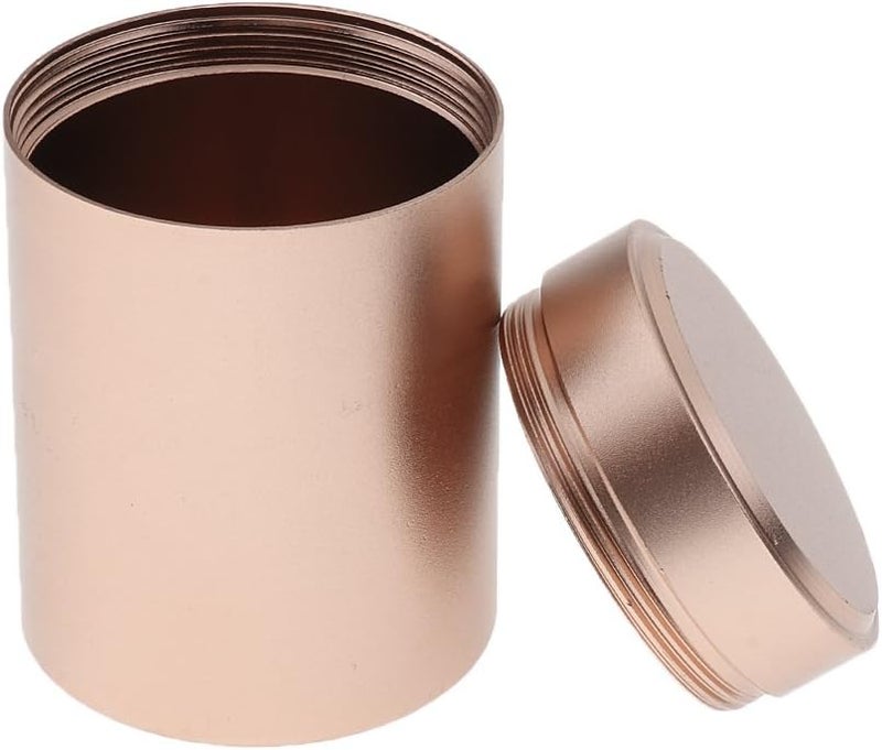 klarako Aluminum Capsule Waterproof Containers Containers Bottles with - Rose Gold - Image 4