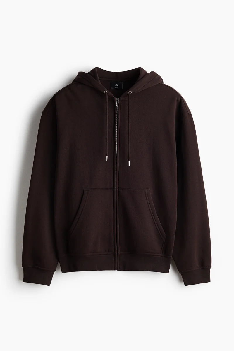 H&M  Loose Fit Zip-through hoodie for Men | Best Price UAE