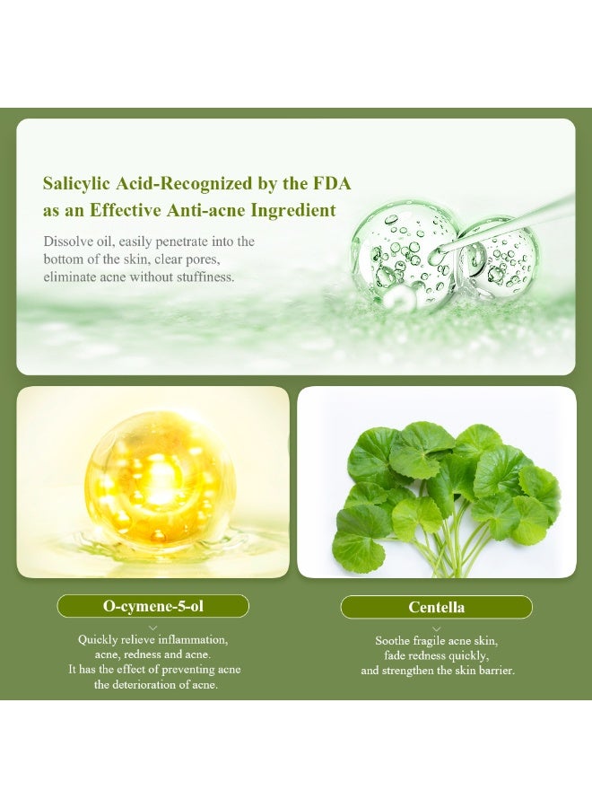 Breylee Tea Tree Oil Acne Treatment Gel, Acne-prone Skin Care Gel, Emergency Repair Gel 15g - Image 4