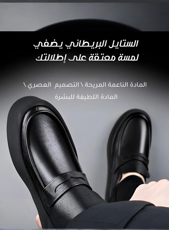 High-Quality Italian Leather Breathable Soft Sole Shoes - Image 2