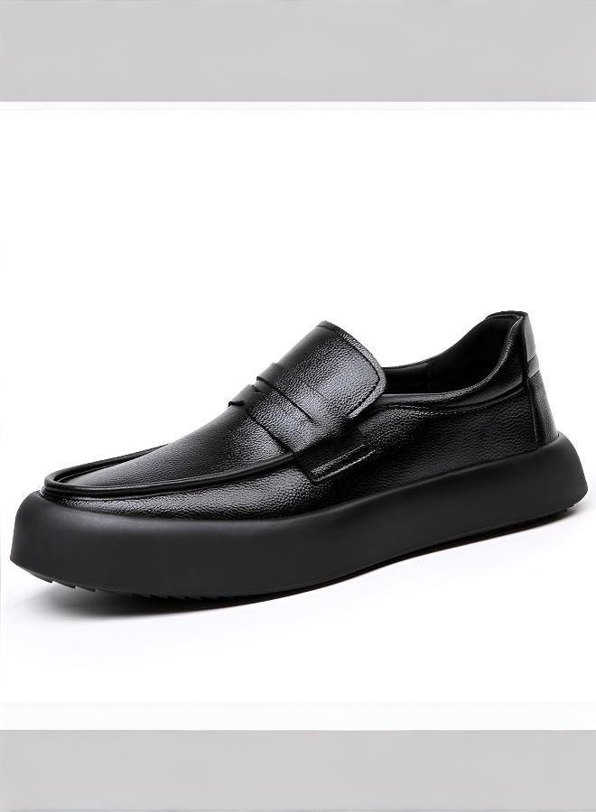 High-Quality Italian Leather Breathable Soft Sole Shoes - Image 1