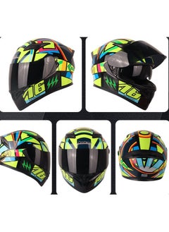 New Double Mirror Helmet Semi Full Cover Four Seasons Motorcycle Helmet - pzsku/Z861689A2D5DA397DCBD8Z/45/_/1723187726/da3cdb19-9ab2-4ee6-8ae4-ffbaf966ef57