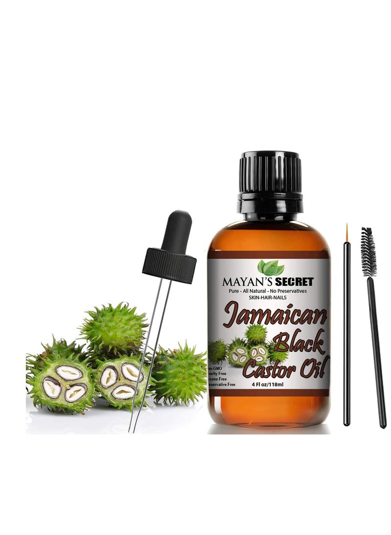 Mayan's Secret Mayan's Secret - Pure Jamaican Black Castor Seed Oil - Nourishing Care for Hair and Skin  - Image 1