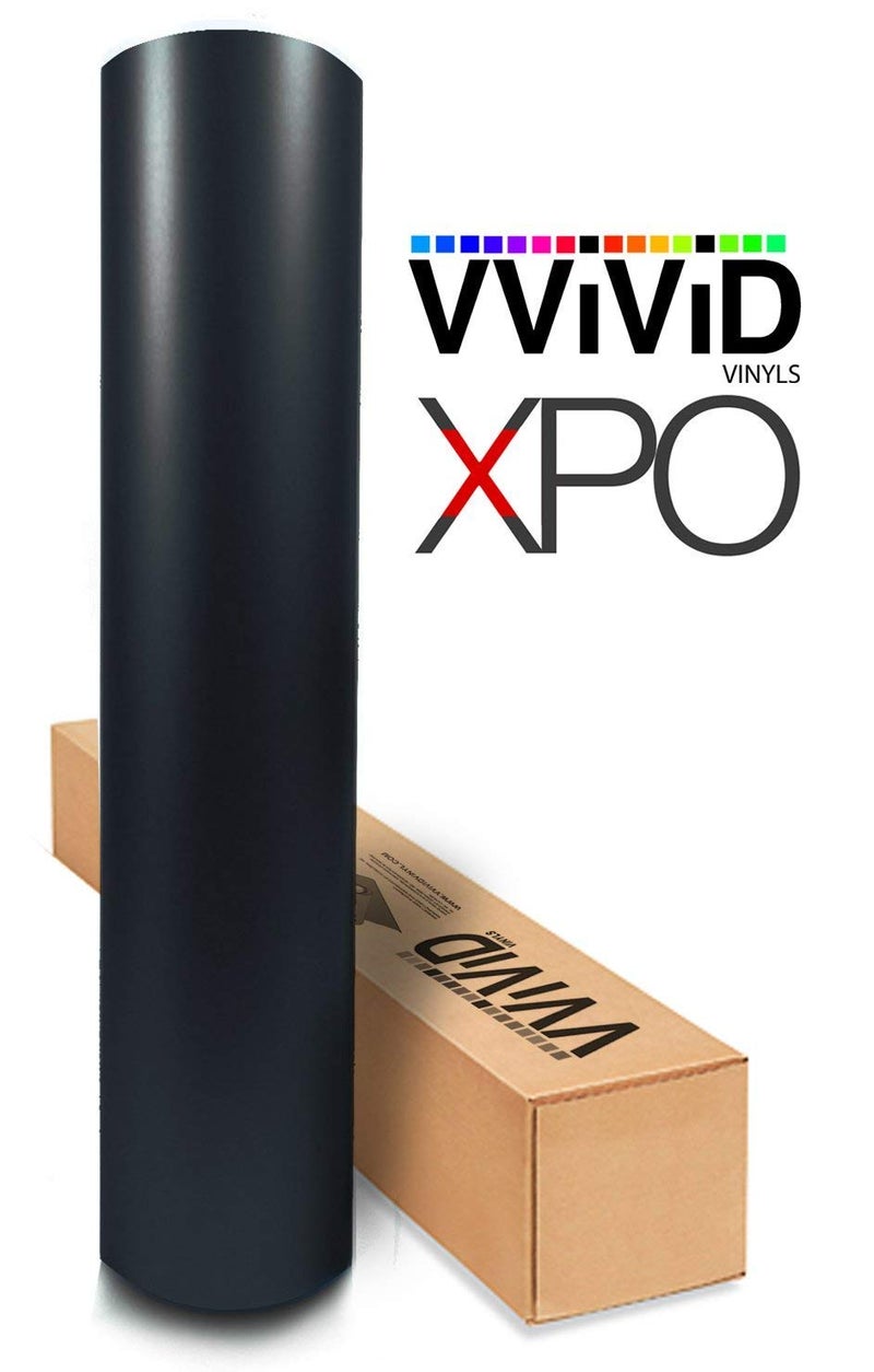 VViViD Black Matte Car Wrap Vinyl Roll with Air Release 3MIL-VViViD8 (1.5FT X 5FT) - Image 3