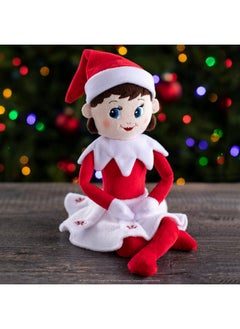 The Elf on the Shelf The Elf on the Shelf Plushee Pals - 17-inch The Elf on the Shelf Scout Elf Plush Toys - Huggable and Lovable Blue Eyed Girl Stuffed Elf Plush  - Image 2