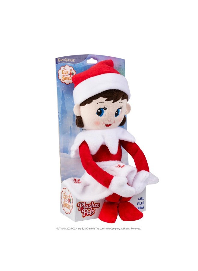 The Elf on the Shelf The Elf on the Shelf Plushee Pals - 17-inch The Elf on the Shelf Scout Elf Plush Toys - Huggable and Lovable Blue Eyed Girl Stuffed Elf Plush  - Image 3
