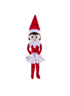 The Elf on the Shelf The Elf on the Shelf Plushee Pals - 17-inch The Elf on the Shelf Scout Elf Plush Toys - Huggable and Lovable Blue Eyed Girl Stuffed Elf Plush  - Image 1