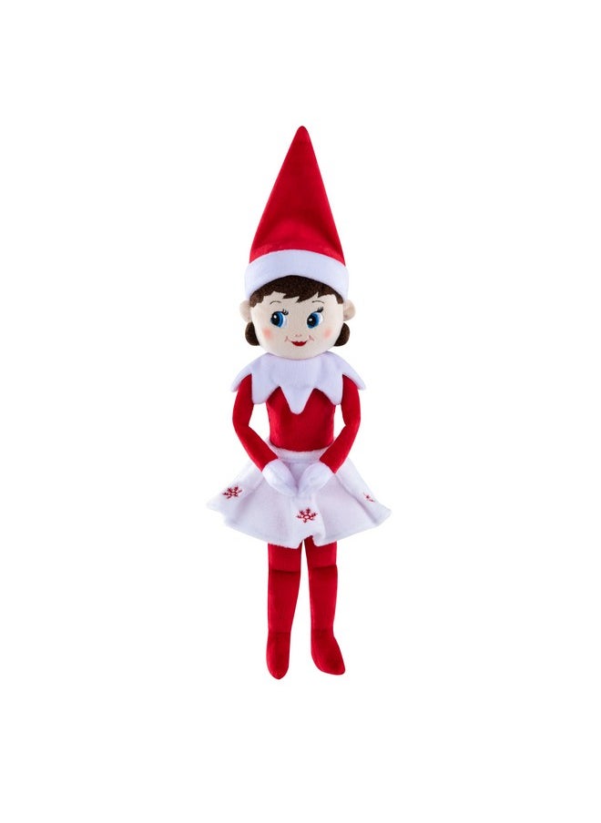 The Elf on the Shelf The Elf on the Shelf Plushee Pals - 17-inch The Elf on the Shelf Scout Elf Plush Toys - Huggable and Lovable Blue Eyed Girl Stuffed Elf Plush  - Image 1