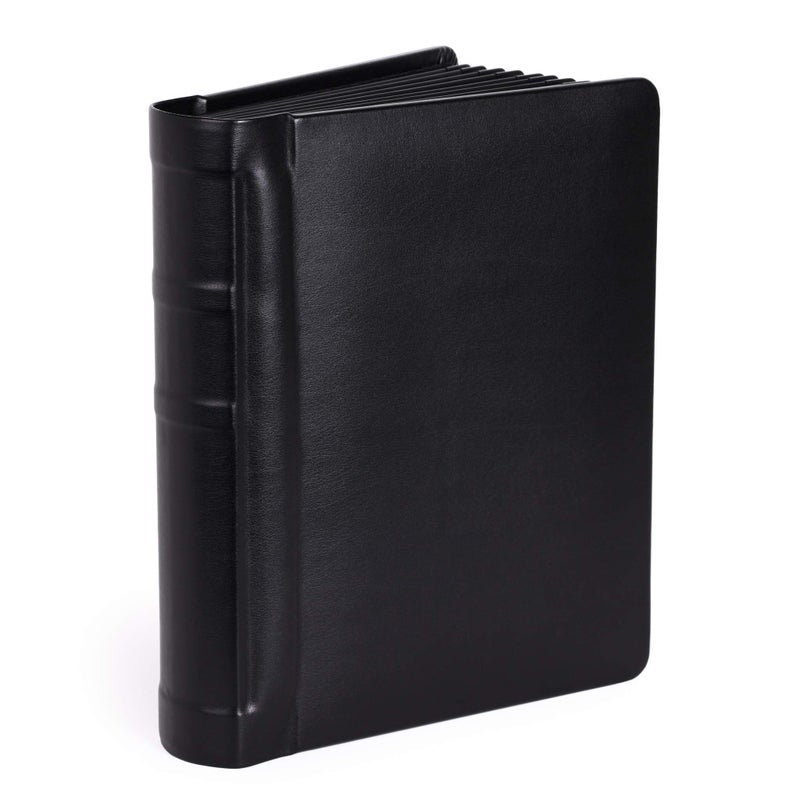 Tuscany Albums Tuscany Albums Professional Leatherette Bound Photo Album for Weddings and Special Occasions 5x7 10 Page BlackBlack