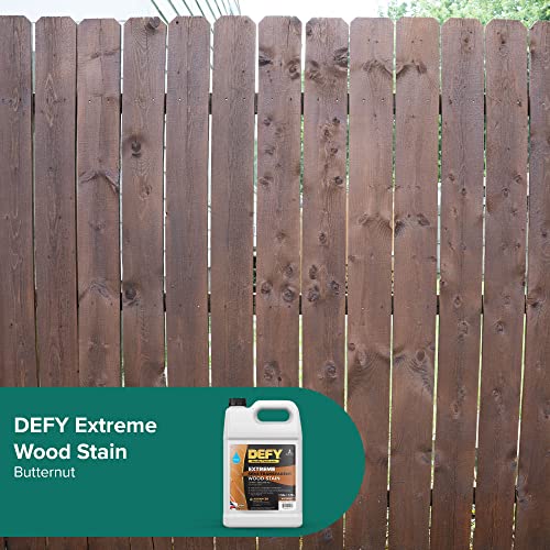 DEFY Extreme Wood Stain and Sealer in One - 1 Gallon Semi-Transparent Waterproof Coating for All Wood Types - Butternut - Image 5