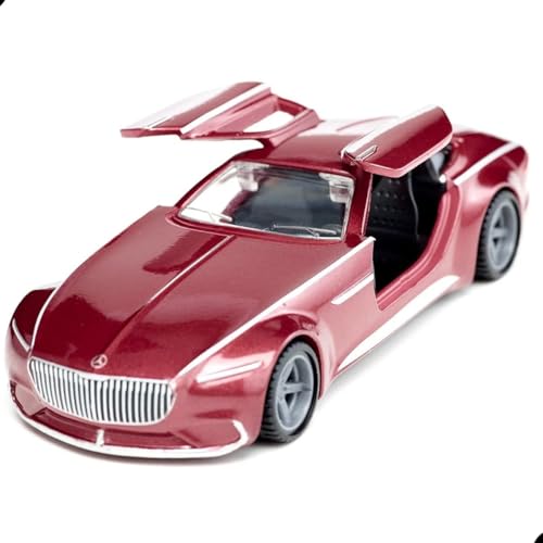 Siku 2357 Vision Mercedes Maybach 6 Grand Coup 150 MetalPlastic Red Opening hinged Doors Changeable Wheels - Image 1