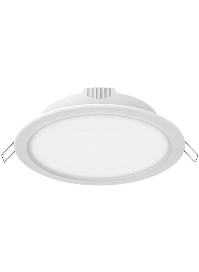 Lynacz Original GEN2 24W Round 4000K LED Eco Downlight for Living Room Ceiling, 8-Inch Size, Cool White - Image 1