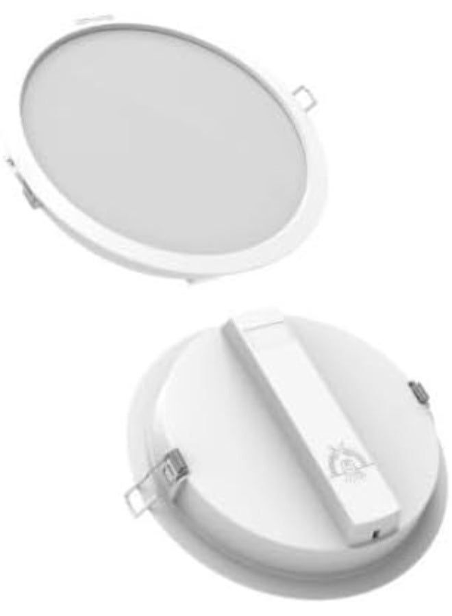 Lynacz Original GEN2 24W Round 4000K LED Eco Downlight for Living Room Ceiling, 8-Inch Size, Cool White - Image 2