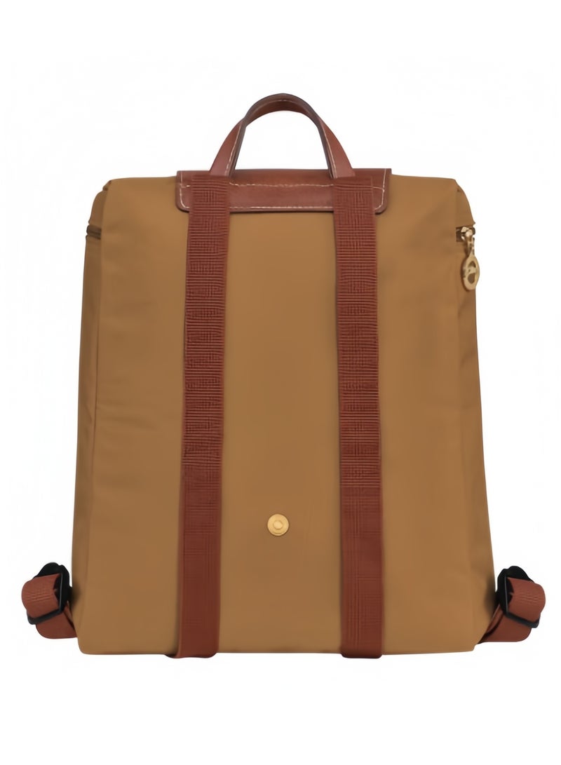 لونج شامب حقيبة الظهر الكلاسيكية Le Pliage باللون الأصفر الصحراوي - Image 4