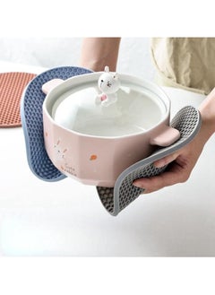 Spaceshoop Silicone Pot Holder Trivet Mats - Hot Pads Spoon Rest, Multipurpose Trivet for Hot Dishes  - Image 3