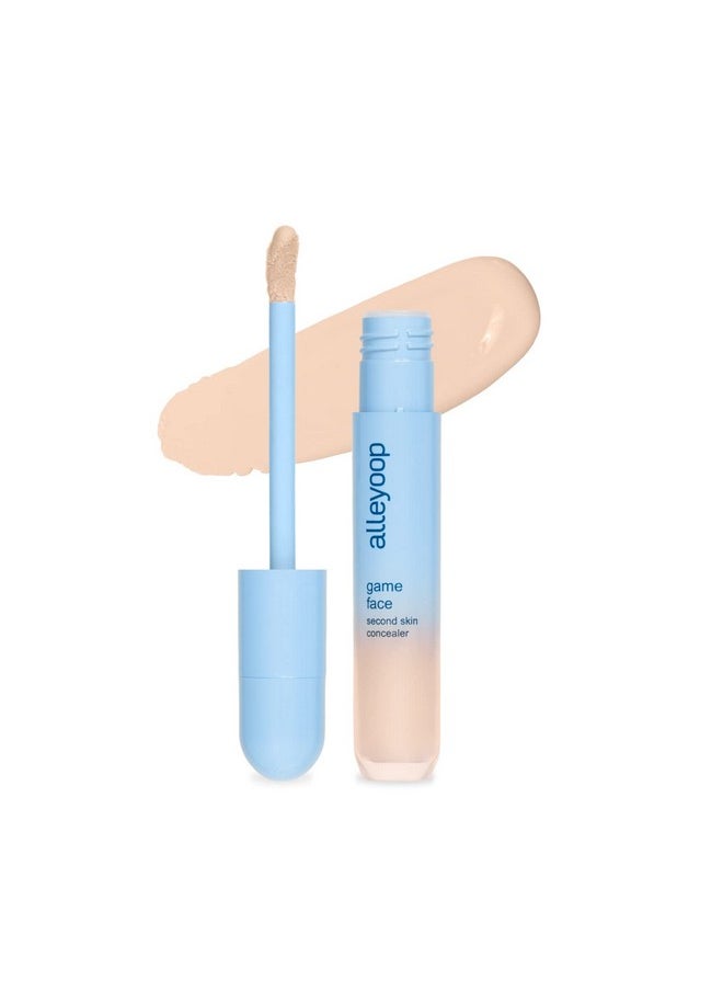 ALLEYOOP Game Face Concealer Makeup, Lightweight To Medium Buildable Coverage Under Eye Concealer, For Blemishes, Creaseproof And Hydrating With Aloe Stem Cell, Smooth Second Skin Finish Brilliant  - Image 2