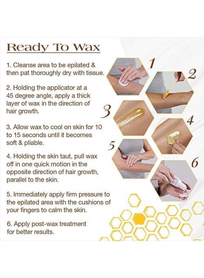 GiGi شمع إزالة الشعر بالميكروويف بدون شرائط، 8 أونصات - Image 3