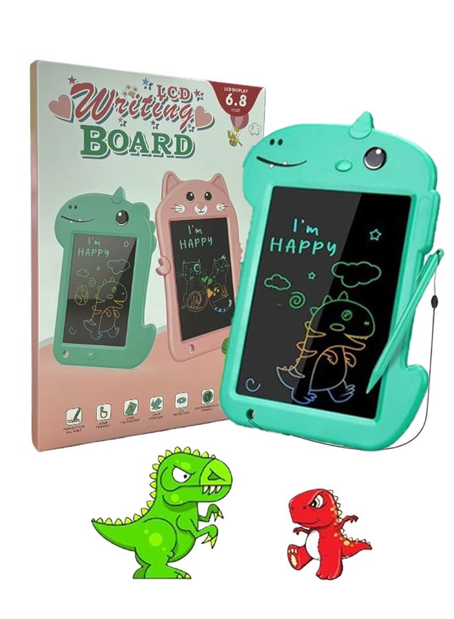 LCD Writing Tablet for Kids Drawing Tablet Doodle Board Toys Birthday Gifts for Toddler Drawing Pad Boys Girls 3 4 5 6 7 8 Years Old (Green Dinosaur) - Image 1
