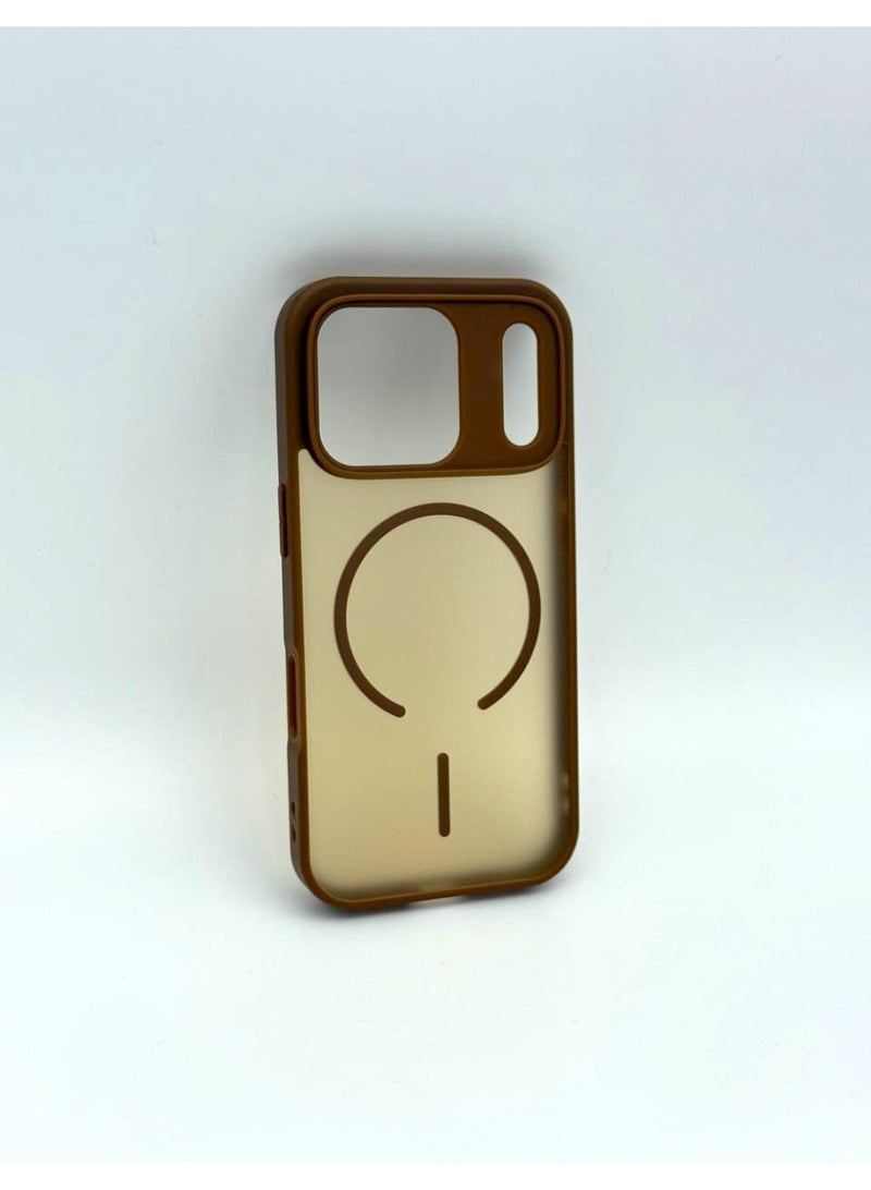 general Matte Translucent Magnetic MagSafe-Compatible Phone Case – Shockproof Soft Edge Cover with Camera Protection for iPhone 17 Pro Max - Image 2