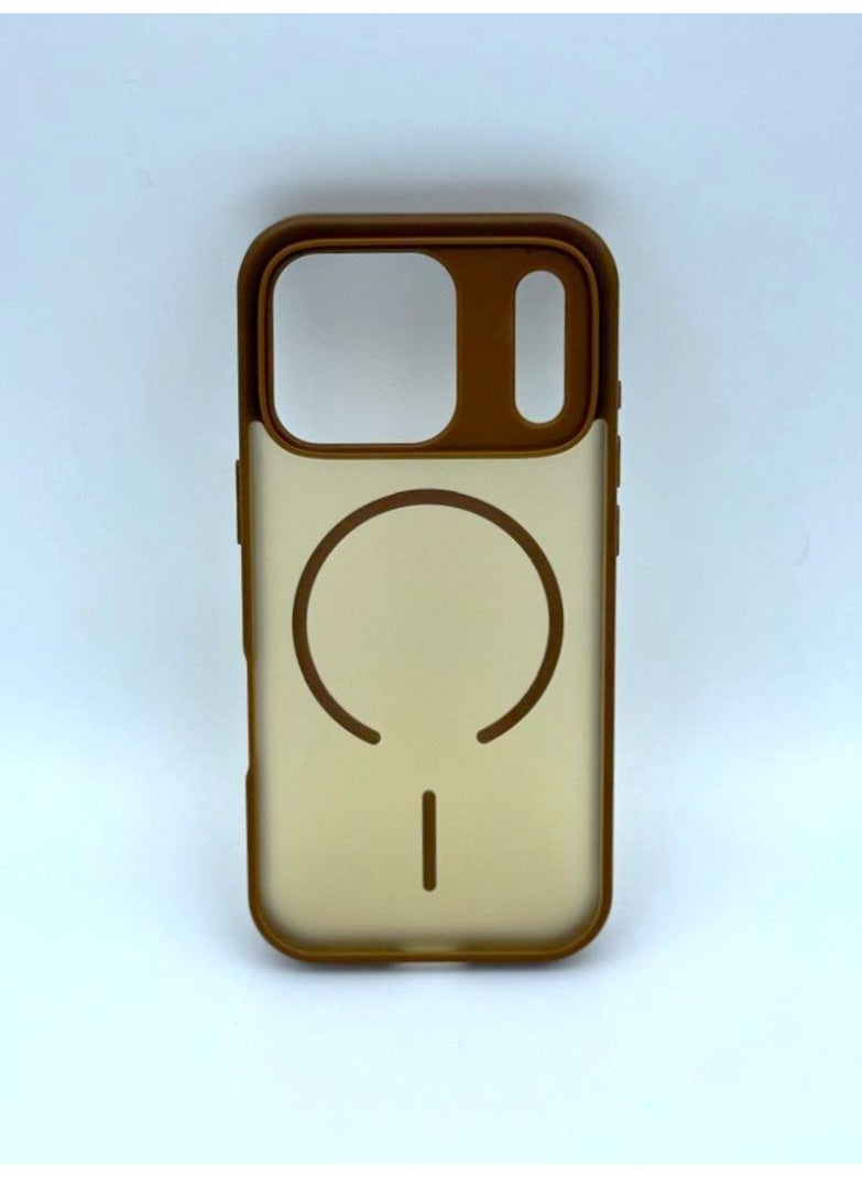 general Matte Translucent Magnetic MagSafe-Compatible Phone Case – Shockproof Soft Edge Cover with Camera Protection for iPhone 17 Pro Max - Image 1