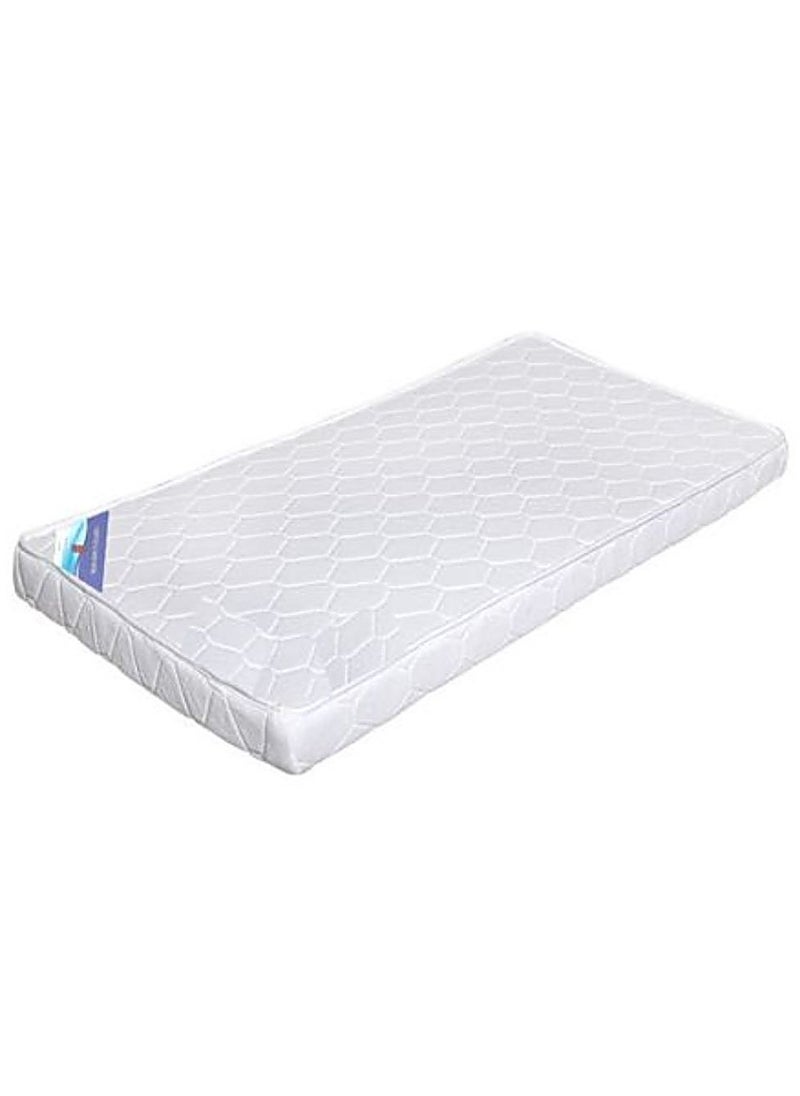 AL WADI FURNITURE AWF AL WADI FURNITURE Crib, Toddler, Baby Ortho Medical Mattress - 70W x 140L x 12H cm - WHITE  - Image 1