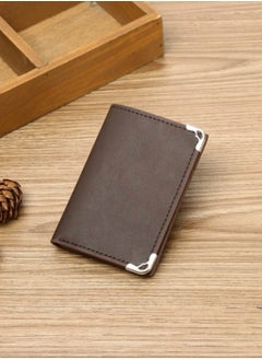Elegant Slim Classic Small Wallet For Men - Brown