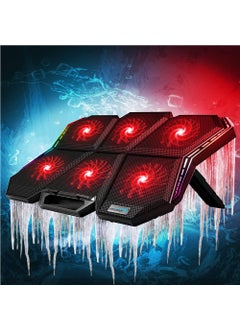 RGB Led Gaming Laptop Notebook Cooler - 6 Fans 7 Stage - Fan Speed Control - pzsku/Z86176E7F2983D3EFE118Z/45/_/1727706527/87a41539-b276-47dc-b08c-5c5965e2818a