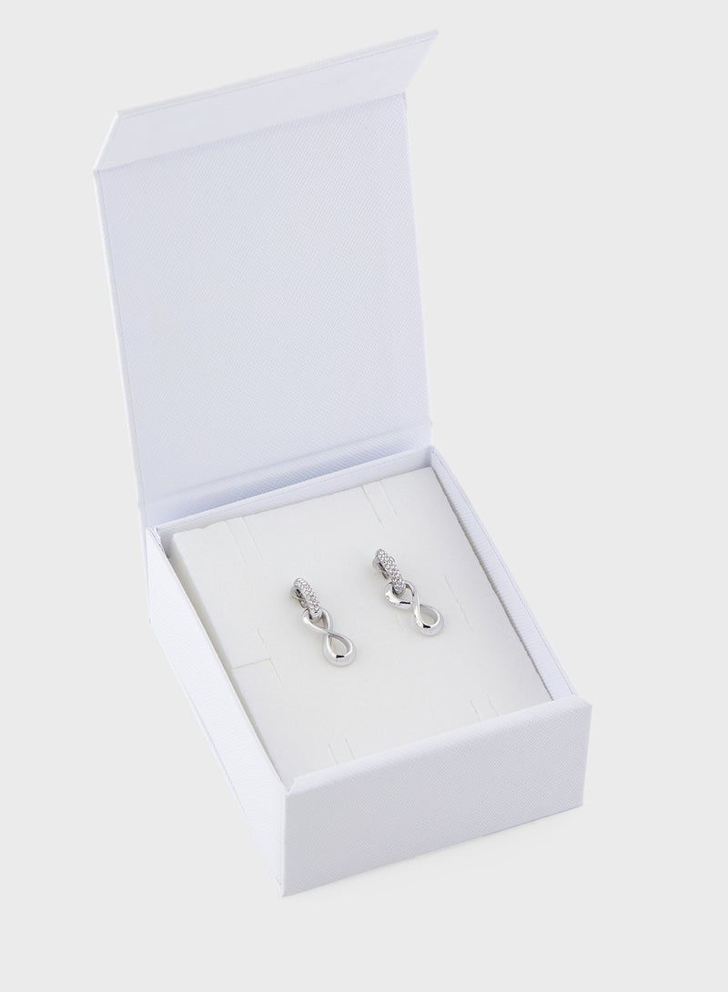 GUESS Jube05051Jwrht/U 29Mm Infinity Pendant Earrings  - Image 3