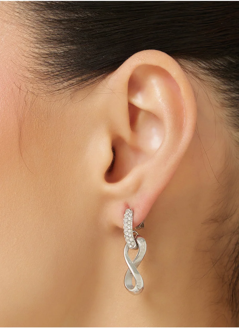 جس Jube05051Jwrht/U 29Mm Infinity Pendant Earrings