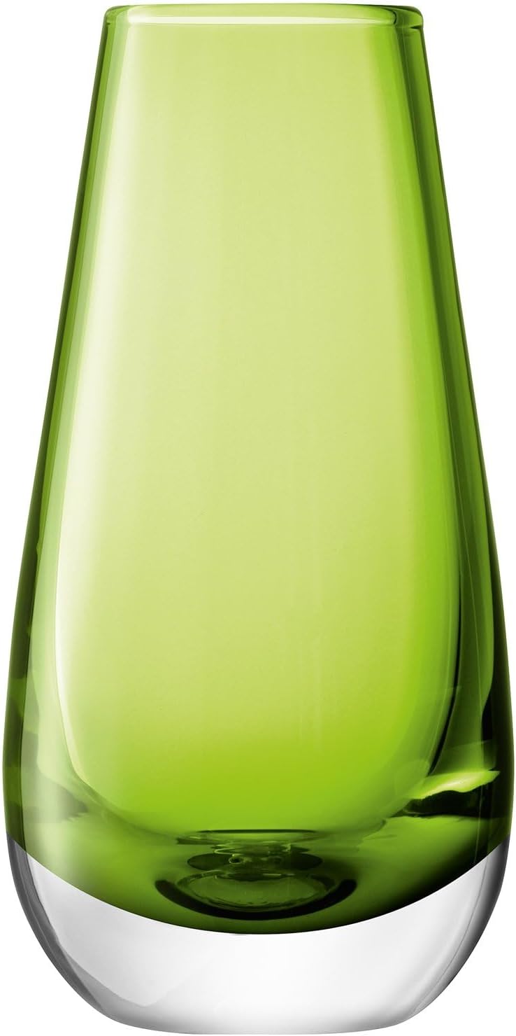 LSA Olive Glass Bud Vase H14cm Elegant Decorative for Tabletop or Gift Use, Made in Poland - Image 3